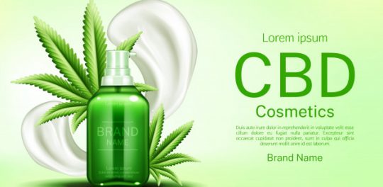 cbd-cosmetics-bottle-with-cream-smears-leaves_33099-2231